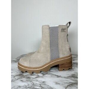 Sorel Ankle Boots in Taupe and Gray